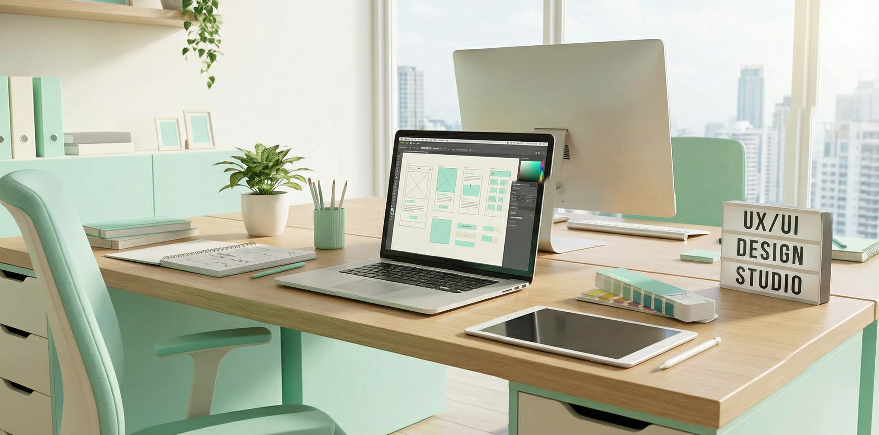 Рабочее пространство UX/UI дизайнера